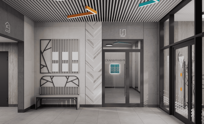 Интерьер подъезда