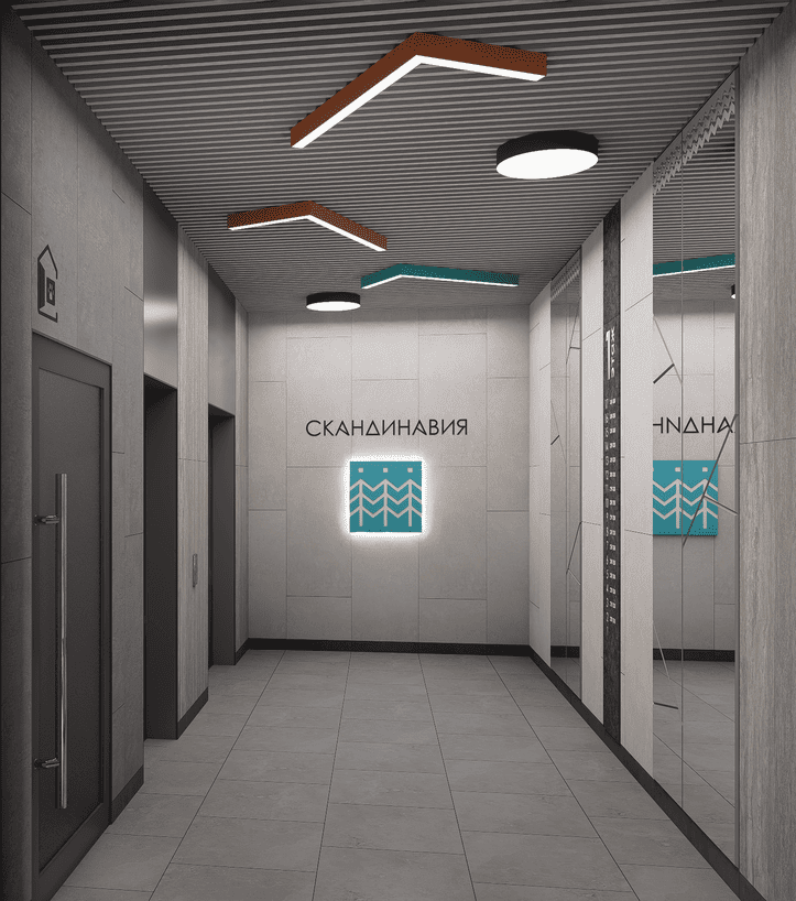 Интерьер подъезда